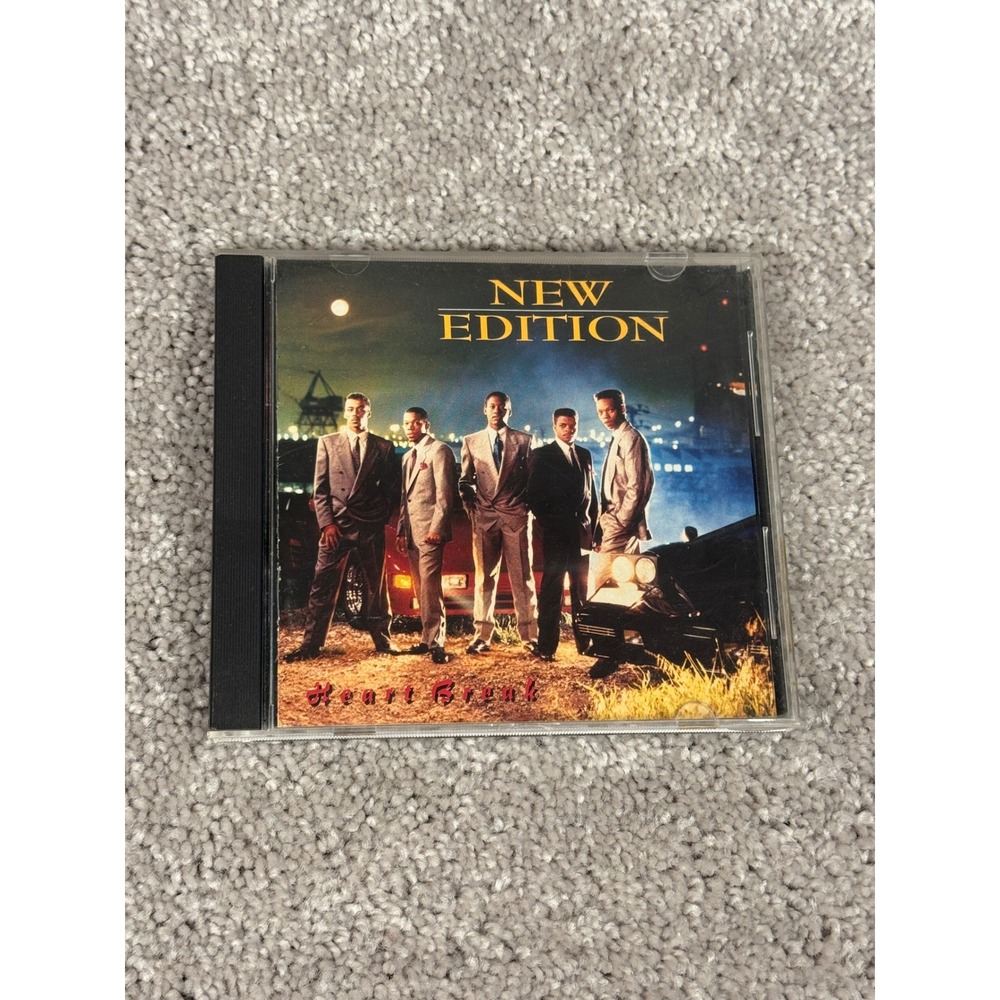 New Edition Heart Break CD 1988 MCAD-42207 R&B Soul Johnny Gill NOT tested
